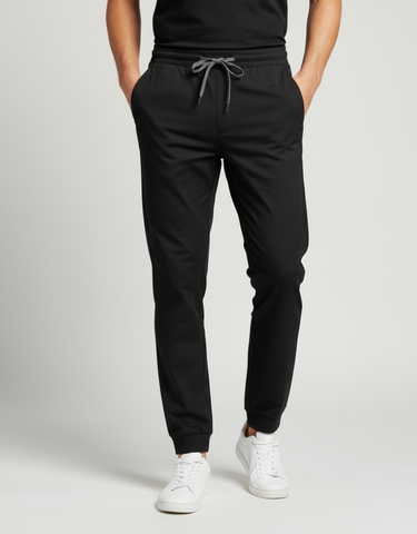 Mens Black Scrub Pant