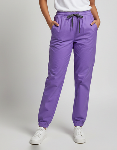 Womens Purple Scrub Pant