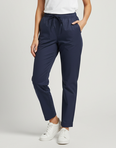 Womens Navy Blue Scrub Pant