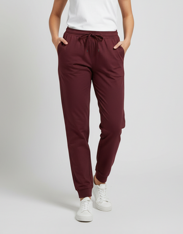 Womens Maroon Scrub Pant