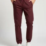 Mens Maroon Scrub Pant