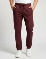 Mens Maroon Scrub Pant
