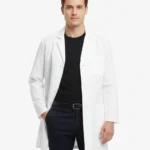 White Cotton Unisex Lab Coat