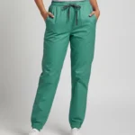 Womens Green Scrub Pant